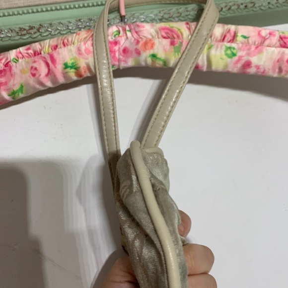 Iceberg ice jeans Vintage Y2K all over branding cloth shoulder bag sand - Picture 6 of 11